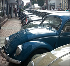 Rows and rows of classic Wolfsburg tin - gorgeous